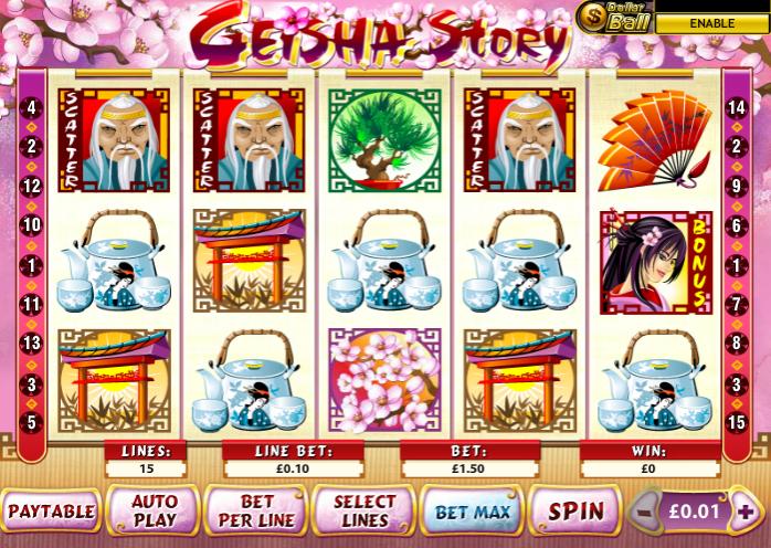 geisha story slot