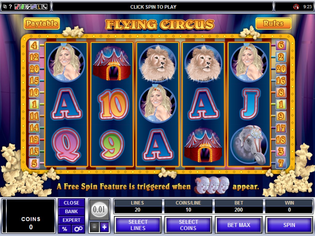 flying circus slot