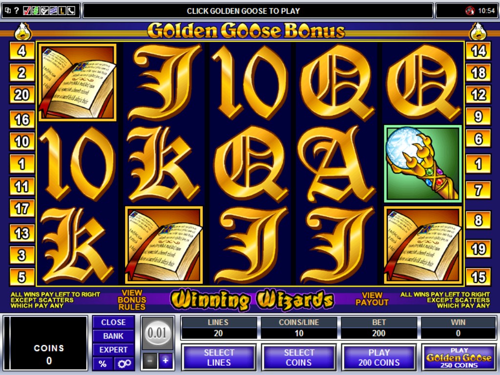 winning wizards slot