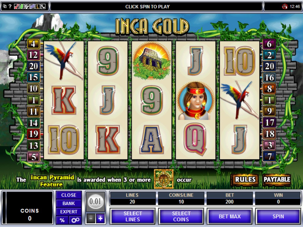 inca gold slot