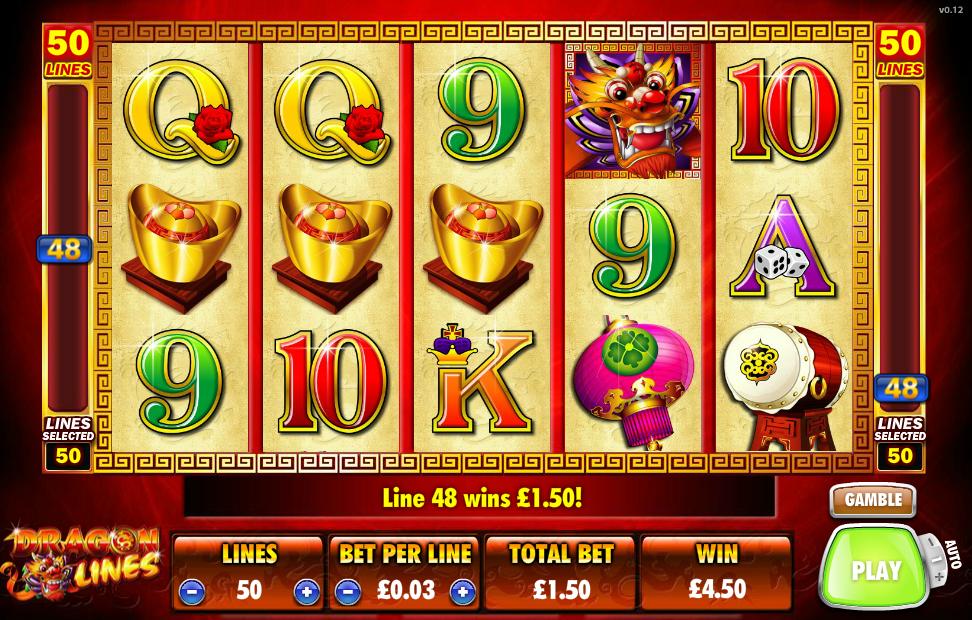casino deposit online slot