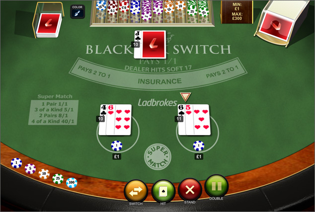 how to play 21st century blackjack switch